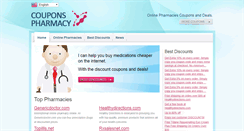 Desktop Screenshot of couponspharmacy.com